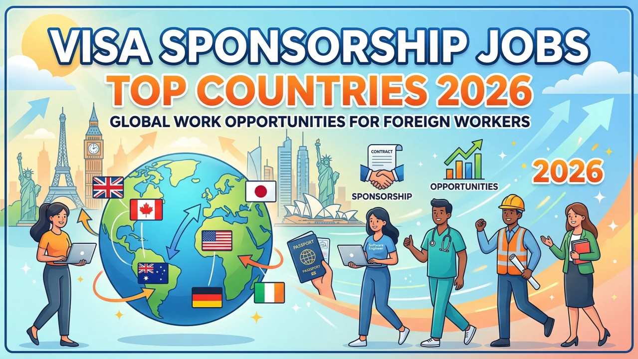 Top Countries Offering Visa Sponsorship Jobs for Foreign Workers in 2026: Complete Application Guide
